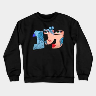 Jane Flowers sensual look Crewneck Sweatshirt